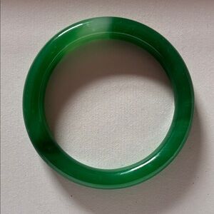 Vintage Green Bangle Bracelet